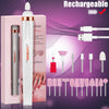 Portable Rechargeable Electric Nail Drill Kit - USB Cordless Manicure Machine, Adjustable Speed up to 20,000 RPM, Complete Nail Art Set