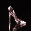 Cinderella Crystal Shoe Miniature Ornament - Acrylic High Heel Figurine for Kids Birthday, Wedding & Home Decor