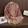 Cashmere-Feel Pashmina Shawl – Women's Warm Winter Scarf Wrap, 70 x 190 cm (27.6 x 74.8 in)