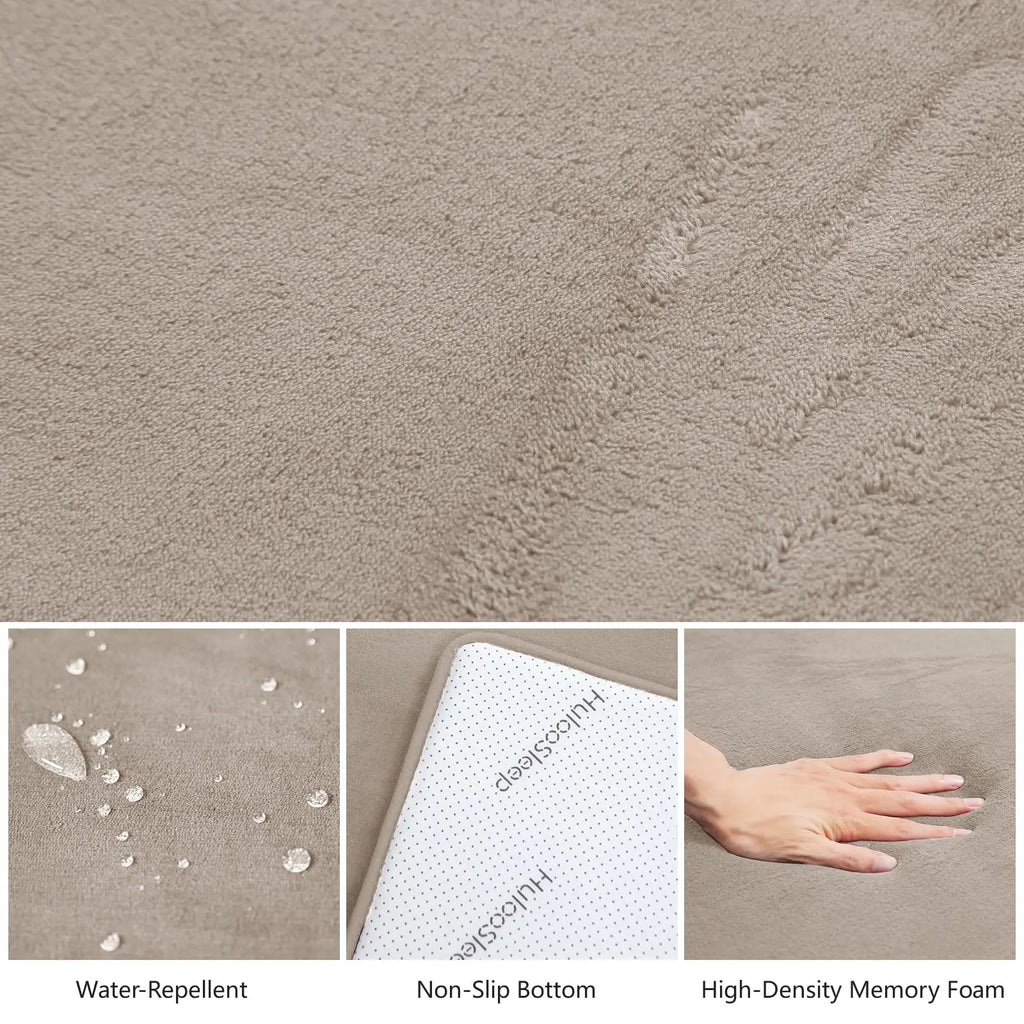 Large Non-Slip Thick Foam Baby Play Mat – Soft Coral Velvet Rug for Kids & Yoga, Living Room Floor Mat