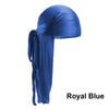 Silk-Look Pre-Tied Headscarf Bandana Turban Durag, Unisex Chemo Cap Pirate Hat – Elastic Free Size 22-23 in (56-58 cm)