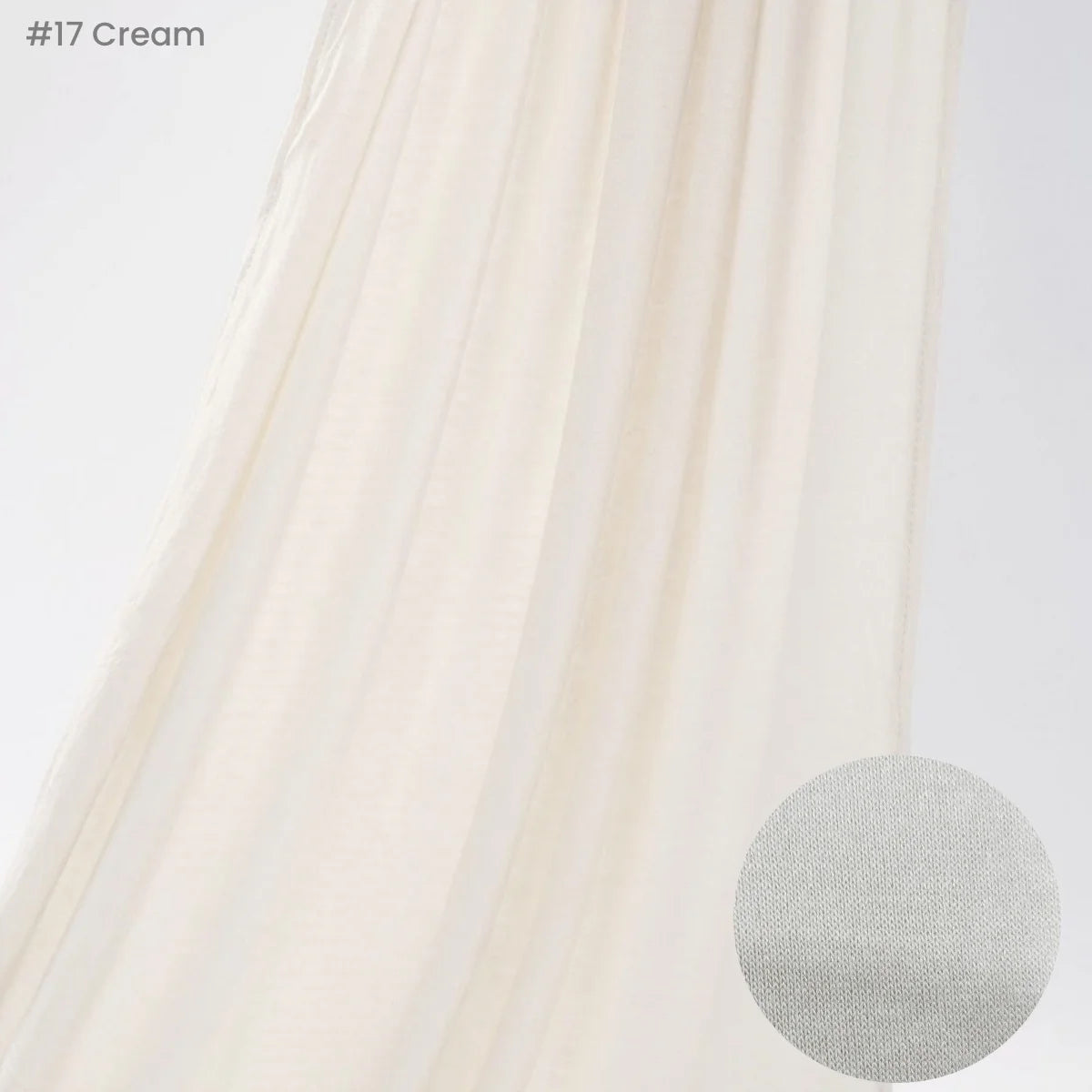 Jersey Hijab Scarf 170 x 60 cm (67 x 24 in) - Stretchy Cotton-Spandex Long Shawl | 29 Solid Colors Muslim Headscarf Turban Wrap