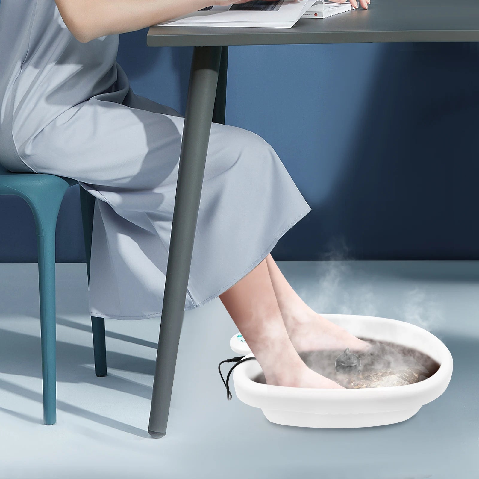 Ionic Foot Bath Detox Machine – 30-Minute Timer, 12V Negative Ion Foot Spa for Home & Salon