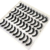 20 Pairs 3D Mink-Effect False Eyelashes Natural Long Full Strip Lashes (10–15 mm / 0.4–0.6 in) DIY Makeup Kit