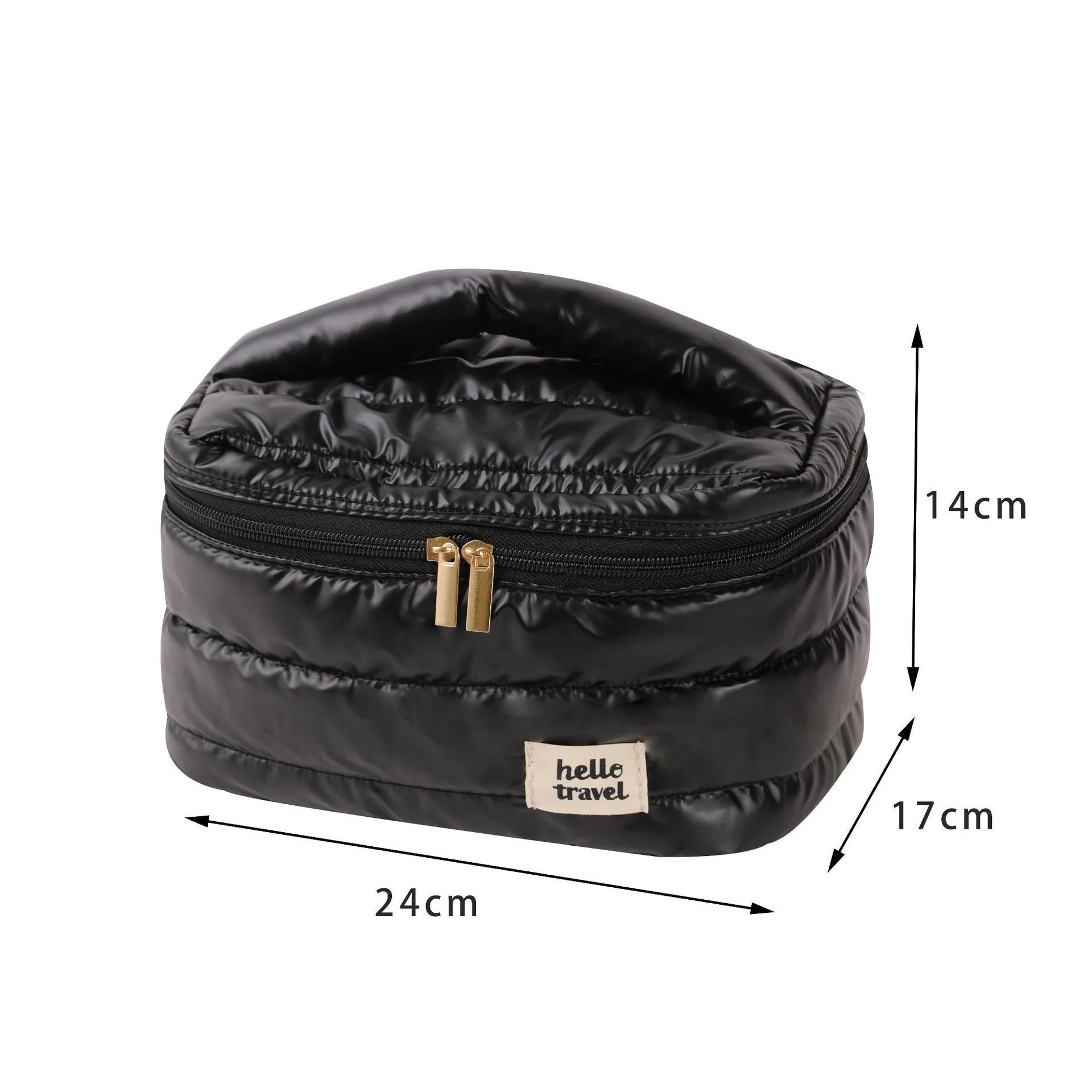 Large Capacity Waterproof Travel Makeup Bag Portable Multifunctional Cosmetic & Toiletry Organizer