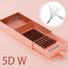 W-Shape Premade Fan Eyelash Extensions 3D-8D, Natural Soft Bloom Effect, 1–1.5 cm (0.4–0.6 in), 12 Rows/Tray