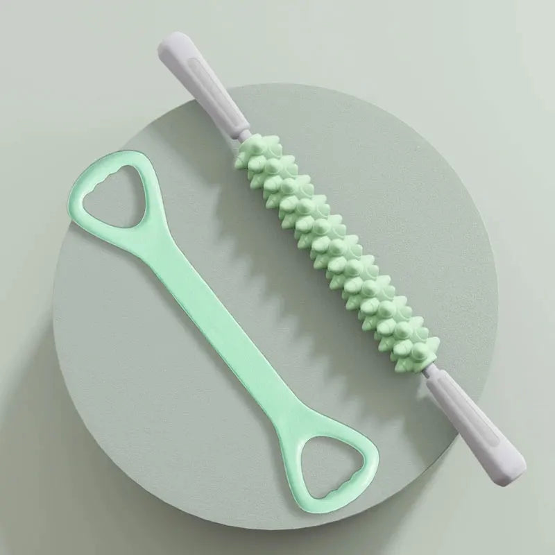 Wolf Tooth Muscle Massage Stick Roller - TPE Deep Tissue Massager for Calves, Thighs, Arms & Forearms, Yoga & Fitness Recovery