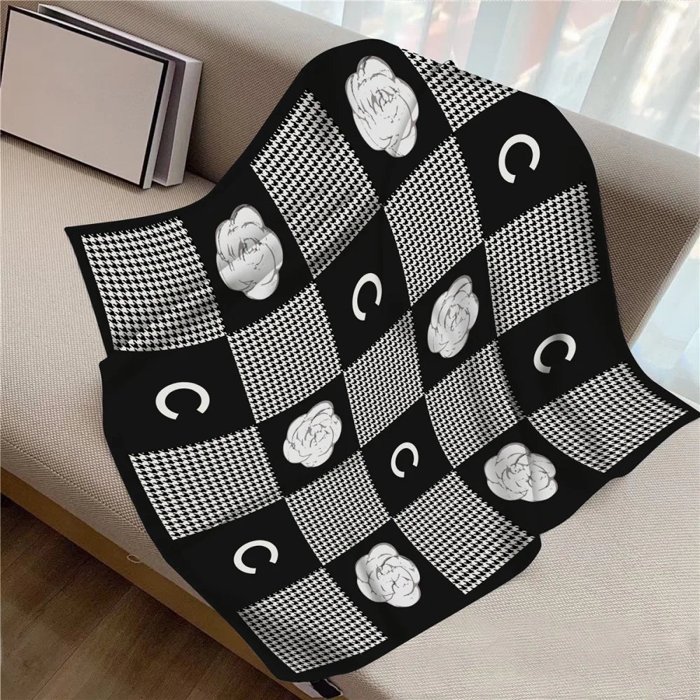 Twill Silk Square Scarf 90 x 90 cm (35.4 in) - Floral & Letter Print Women's Neck Kerchief Wrap