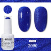 Glitter Gel Nail Polish 15ml Soak-Off UV/LED Base & Top Coat, 321 Colors