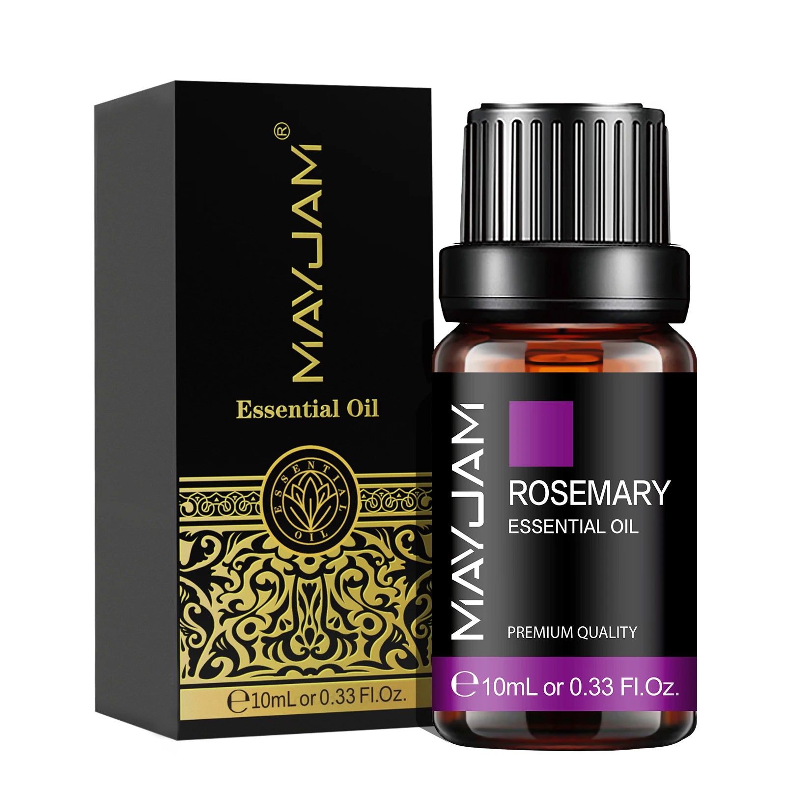 MAYJAM 10ml (0.34 fl oz) Pure Aromatherapy Essential Oil - Lavender, Jasmine, Eucalyptus, Vanilla, Sandalwood, Bergamot, Rosemary, Citronella, Cinnamon