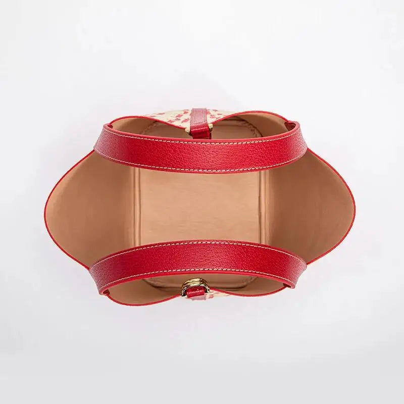 CHCH Large Capacity Women's Commuter Crossbody Shoulder Bag - Letter Print Bucket Tote