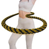 Soft Spring Fitness Hoop for Adults – 200 cm (78.7 in) Polyester-Covered Lightweight Portable Hula Hoop, Silent Waist & Core Trainer