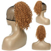 Drawstring Kinky Curly Ponytail Extension 10 inch (25 cm) - Short Afro Synthetic High-Temperature Fiber, 1-Piece