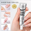 Clear Non-Sticky Hand Extension Gel 15ml (0.51 fl oz) 3D Sculpting & Carving Solid Hard Gel for Fake Nails