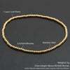 Stackable Stainless Steel Beaded Bracelet – Unisex 2mm/5mm/8mm Ball Beads, Gold & Silver