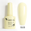 Hema-Free TPO-Free Gel Nail Polish 7.5ml, Glitter Jelly & Nude Shades, Soak-Off UV/LED Full Coverage French
