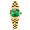 CHENXI Women's Gold Stainless Steel Quartz Watch – Small 26mm (1.02 in) Round Dial Dress Bracelet Wristwatch