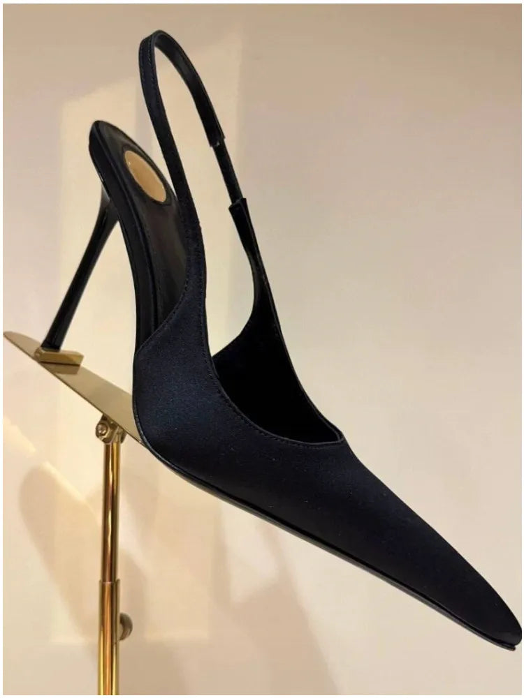 Women's Slim-Fit Pointed High Heel Sandals – 10 cm (4 in) Stiletto Party & Wedding Heels