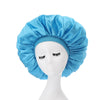 Large Satin Sleep Bonnet for Women - 42 cm (16.5 in) Silk Night Cap for Hair Protection