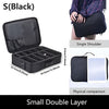 Large Capacity Professional Makeup Case – Travel Cosmetic & Nail Tool Organizer, Oxford Fabric Zipper