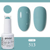 Glitter Gel Nail Polish 15ml Soak-Off UV/LED Base & Top Coat, 321 Colors