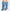 Women's Knee-High Denim Stiletto Boots - Square Toe Fold-Over Strap Slip-On