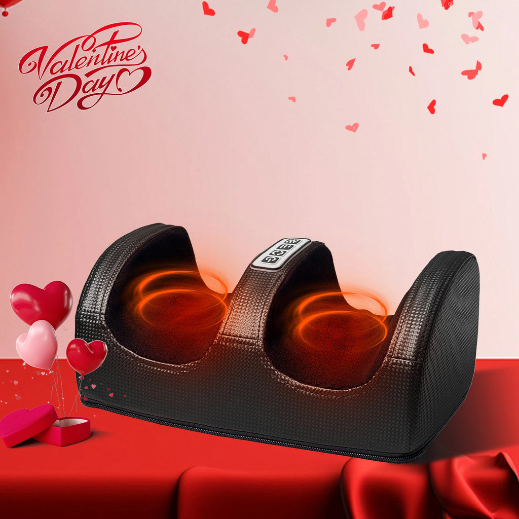 Foot massage machine Foot kneading foot leg massager electric heating home leg machine Christmas gifts, Valentine's Day gifts, M