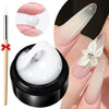 Clear Non-Sticky Hand Extension Gel 15ml (0.51 fl oz) 3D Sculpting & Carving Solid Hard Gel for Fake Nails