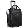18 x 14 x 8 in (45 x 35 x 20 cm) Underseat Rolling Laptop Bag with Wheels & Telescopic Handle, USB Port – Carry-On Business Briefcase for Men & Women