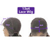 Glueless Body Wave Lace Front Wig – 100% Remy Human Hair, Natural Black, 6x4 Lace Closure, Pre-Plucked Baby Hair