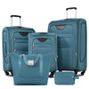Softside 5-Piece Luggage Set – 20" (51 cm), 24" (61 cm), 28" (71 cm) Spinner Suitcases with Duffel & Toiletry Bag, TSA Lock, Oxford Fabric