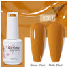 Top & Base 15ml (0.5 fl oz) Gel Nail Polish – Semi-Permanent UV/LED Soak-Off Base Coat and Top Coat, Long-Lasting Manicure