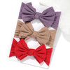 3-Pack Baby Girl Headband Set – Knitted Bow Knot Turban Hairbands for Newborns & Toddlers
