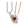 Heart and Sword Couple Necklace Set - Vintage Pendant Collarbone Chain for Women, Couples Gift