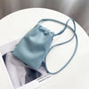 Women's Mini Drawstring Bucket Crossbody Bag - Candy Color Phone Shoulder Purse