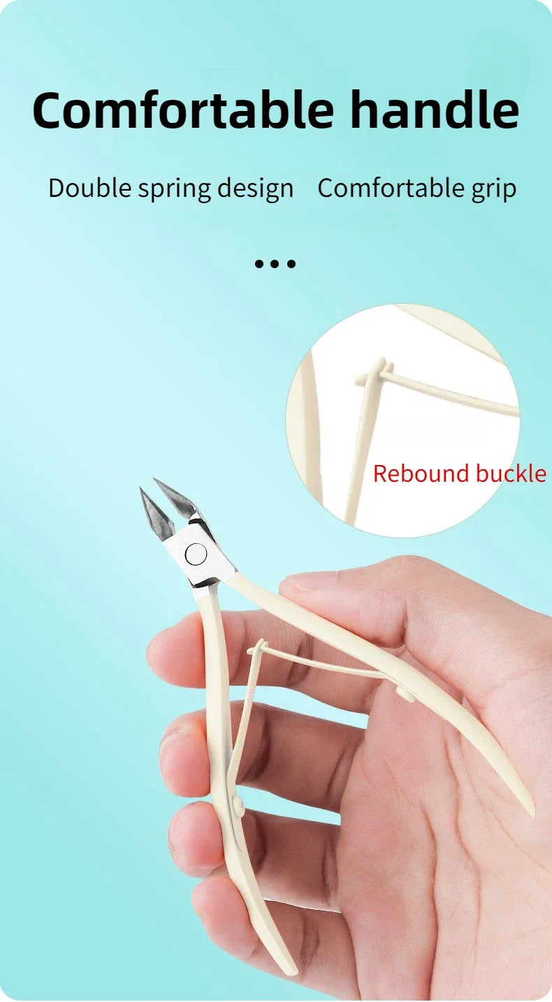 Stainless Steel Cuticle Scissors - Sharp Rust-Resistant Manicure & Nail Care Tool