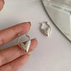 Geometric Metal Hoop Earrings for Women - Gold & Silver Tone Lightweight Everyday Jewelry