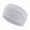 Wide Elastic Yoga Headband – Solid Color Sport Hair Band for Men & Women (One Size, Cotton-Spandex)