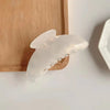 Personalized Letter Hair Clip - Handmade Custom Name Hair Claw Barrette with Rhinestones, 10cm x 4cm (3.94 in x 1.57 in)