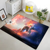 Wolf & Moon Area Rug – Scenic Wolf Moon Pattern Non-Slip Carpet for Living Room & Bedroom, Soft Large Area Rug (23×35–70×102 in | 60×90–180×260 cm)
