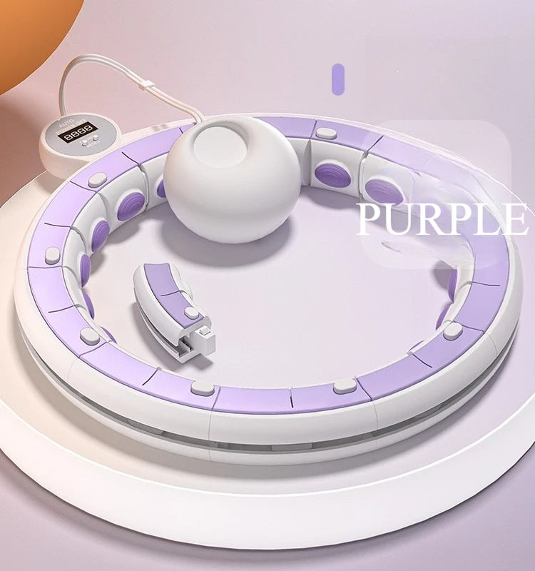 Smart Magnetic Hula Hoop for Women – Adjustable Waist Fitness Hoop for Weight Loss, Fat Burning & Cardio Workout