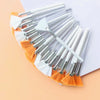 10/20/50pcs Fan-Shaped Foundation Makeup Brush Set, Multifunctional Facial Mask & Essential Oil Applicators