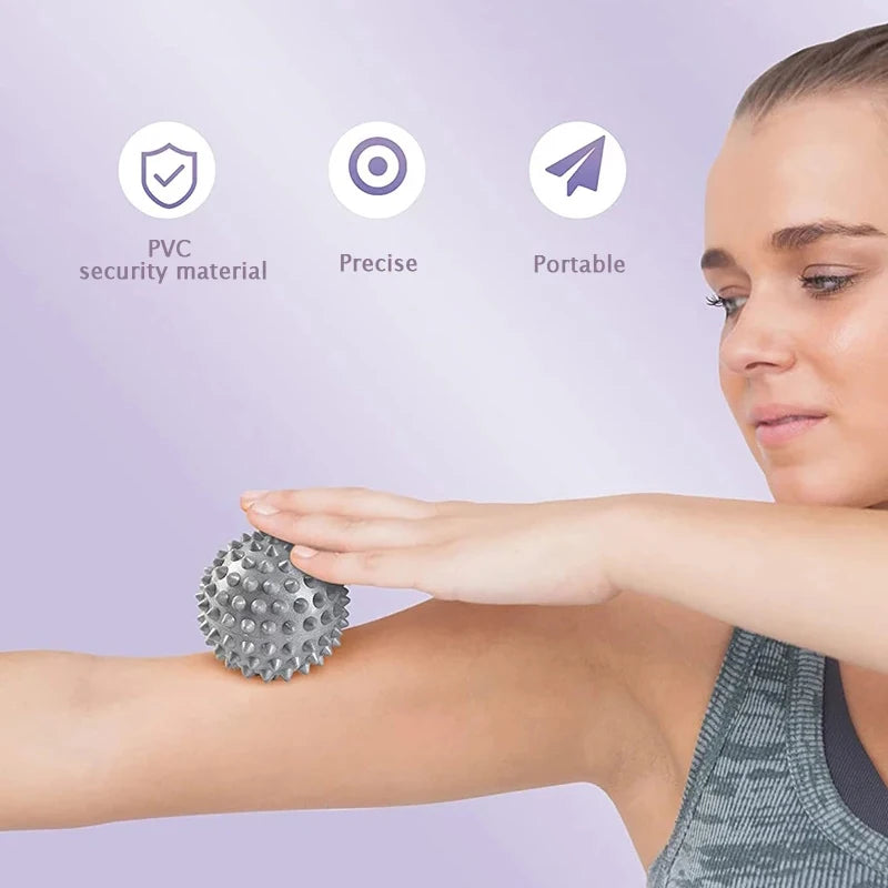 Foot Massage Roller Spiky Hedgehog Trigger Point Ball for Plantar Fasciitis and Muscle Pain Relief