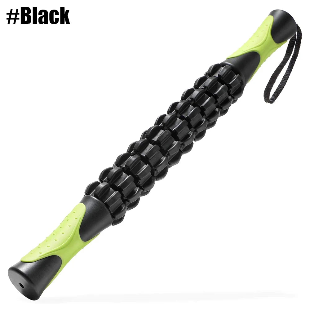 Muscle Roller Massage Stick 44 cm (17.3 in) - Deep Tissue Body Massager for Soreness, Cramp Relief & Recovery