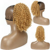 Drawstring Kinky Curly Ponytail Extension 10 inch (25 cm) - Short Afro Synthetic High-Temperature Fiber, 1-Piece
