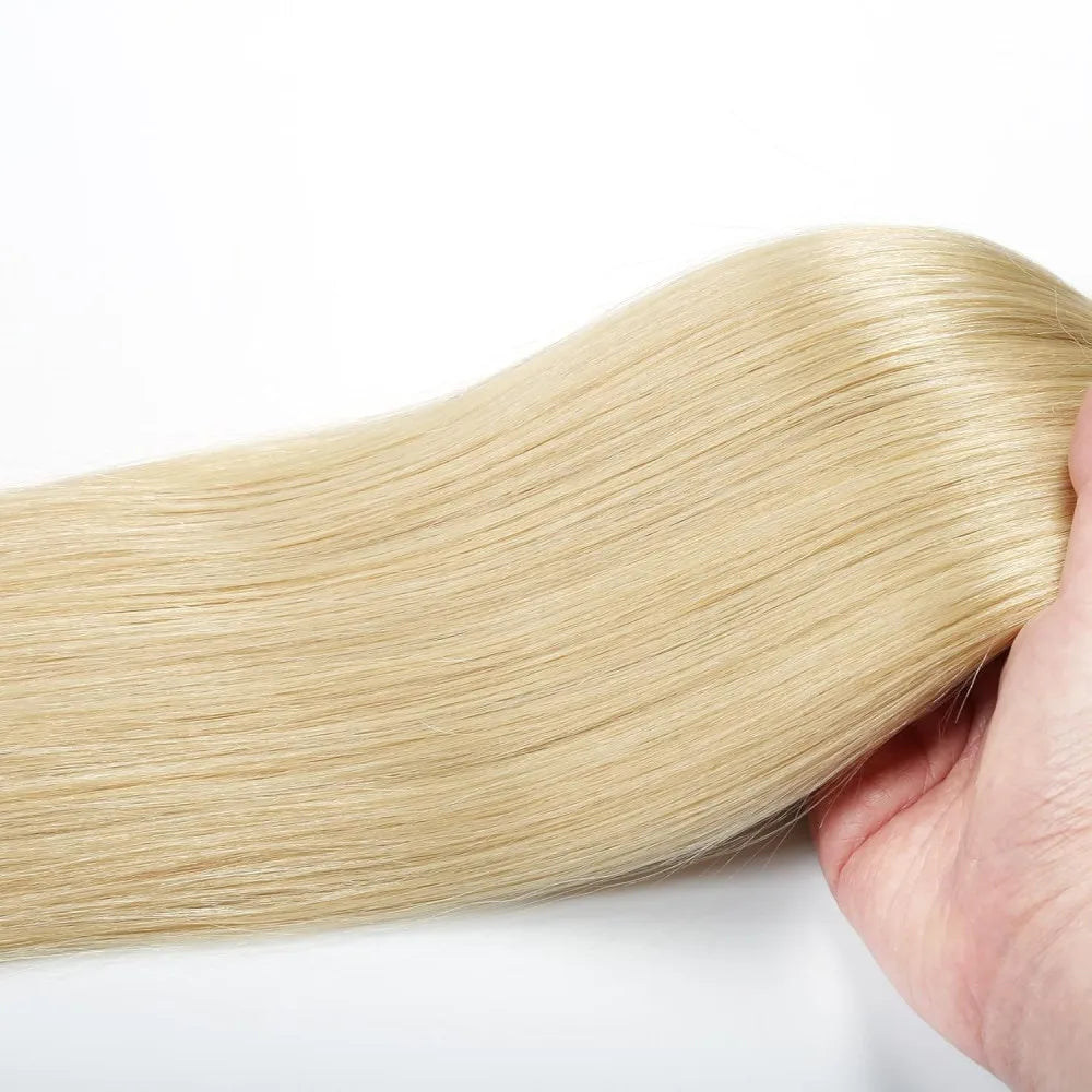 Seamless Clip-In Human Hair Extensions 8-Piece 120g Brazilian Remy Straight 16-26 in (41-66 cm)