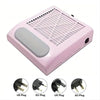 Professional Nail Dust Collector Vacuum for Manicure - Powerful Salon Nail Dust Extractor for Gel Nail Art