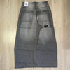 Y2K Oversized Baggy Jeans for Women – High-Waist Wide-Leg Vintage Rock Gothic Casual