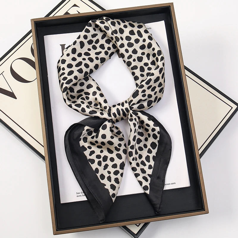 Luxury Satin-Look Square Scarf 70 x 70 cm (27.6 x 27.6 in) – Women's Hijab, Neck & Hair Wrap