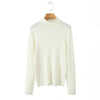 Plus Size Turtleneck Sweater Fine-Needle Knit Slim Pullover for Women Autumn Winter